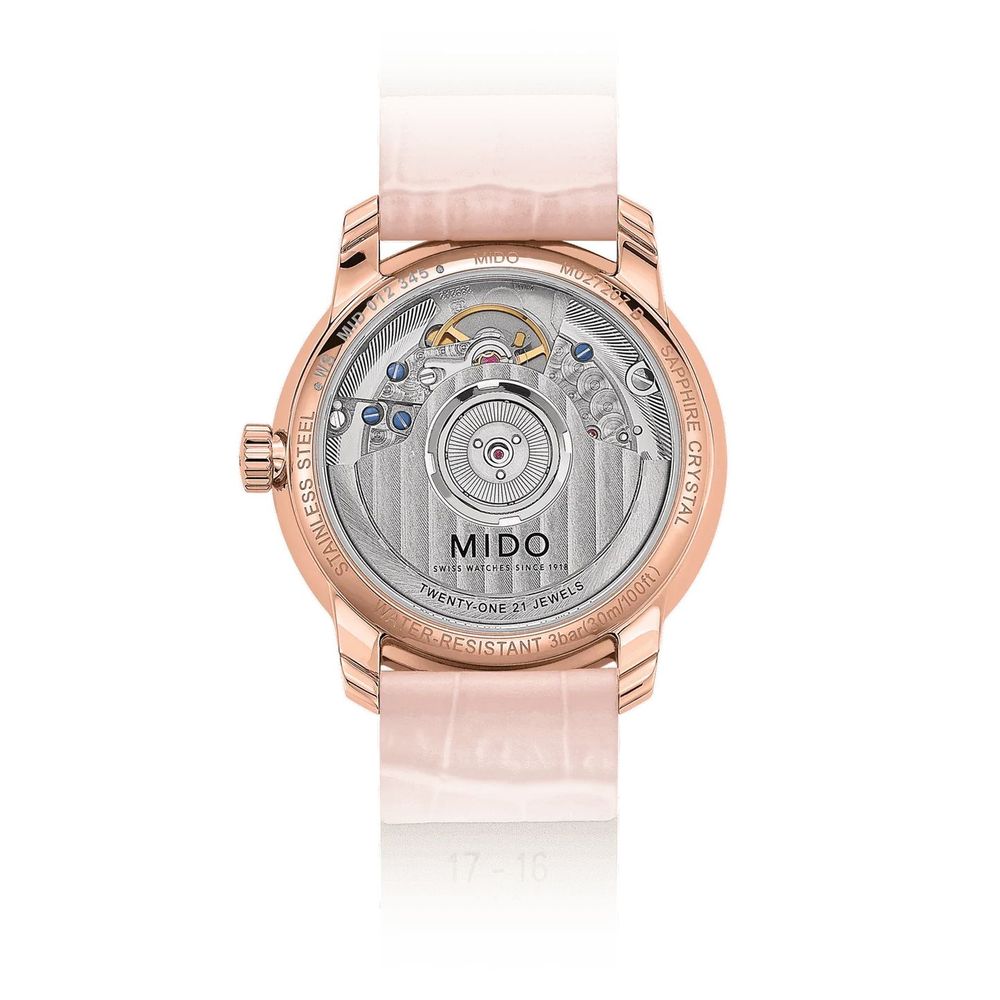 Reloj de vestir MIDO de cuero multicolor
