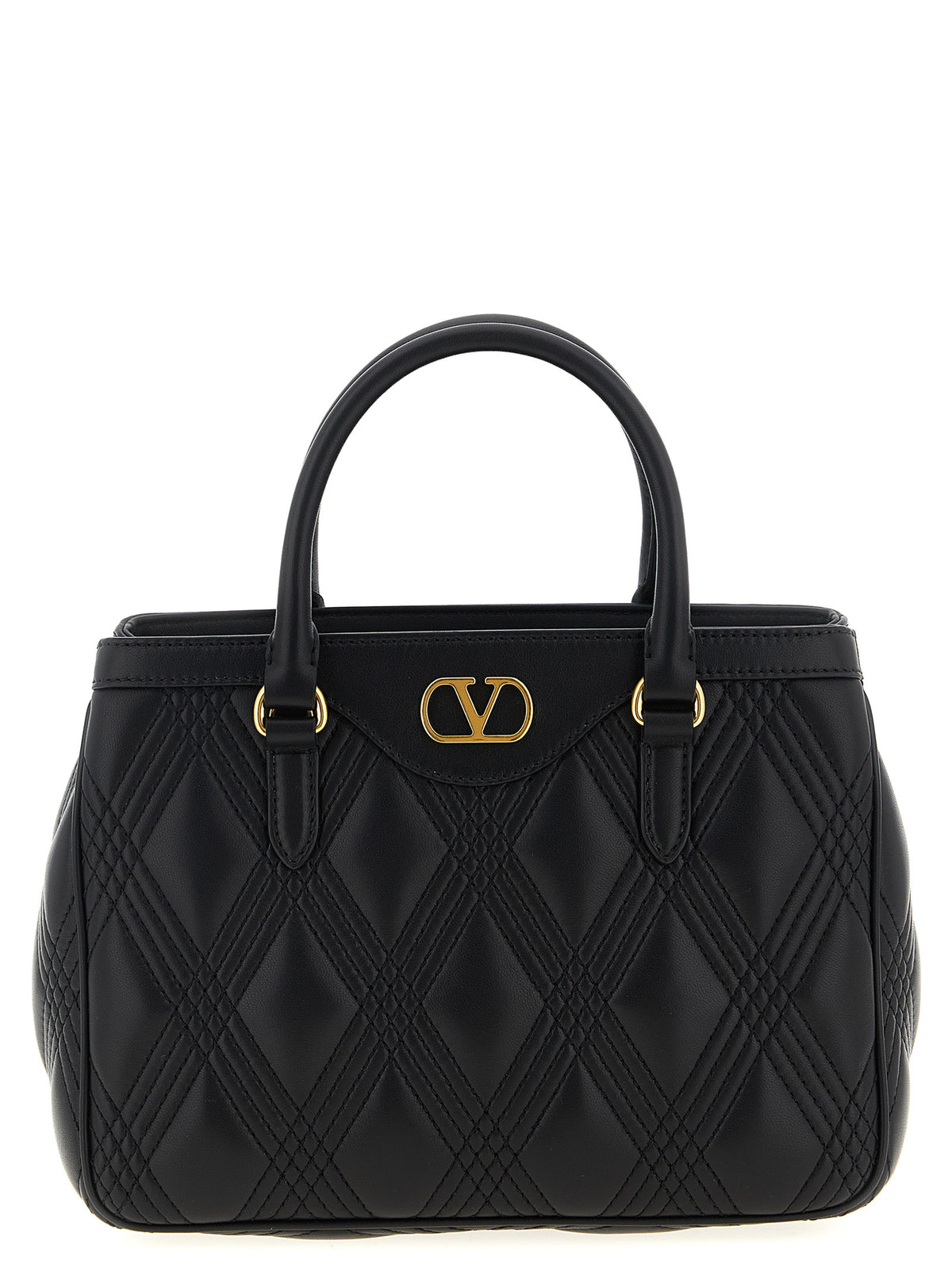 Valentino Garavani Black Lamb Leather Handbag