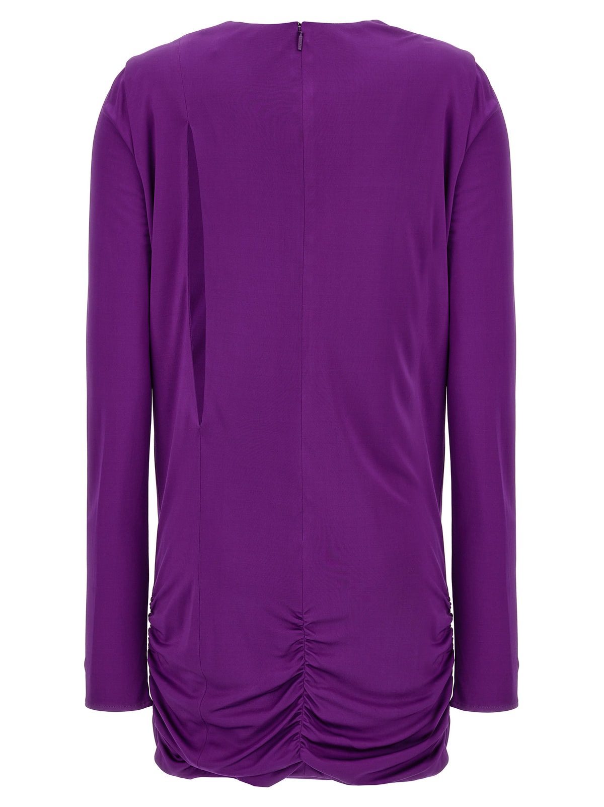 Versace Purple Viscose Short Dress