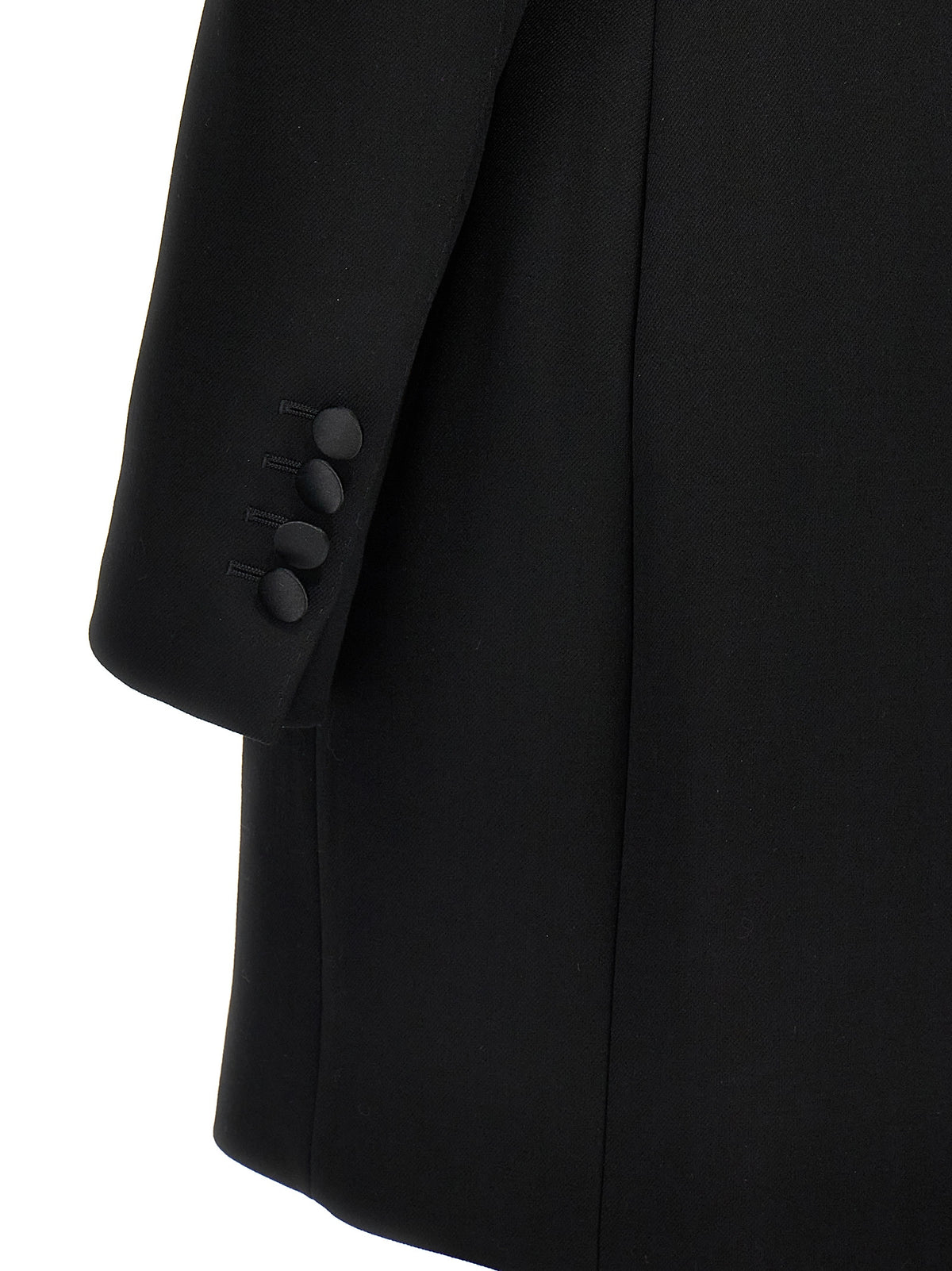 Dolce & Gabbana Black Virgin Wool Blazer