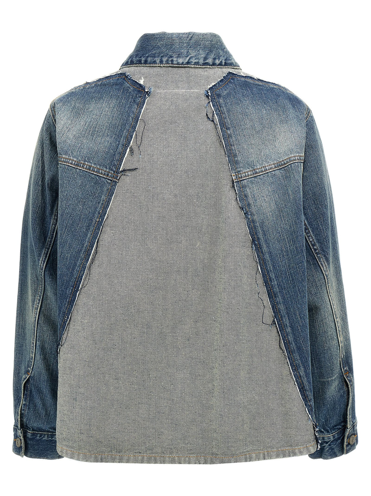MM6 Maison Margiela Blue Cotton Denim Jacket