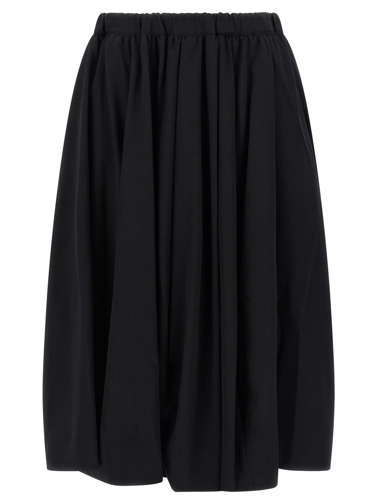 Comme Des Garçons Black Wool Mini Skirt