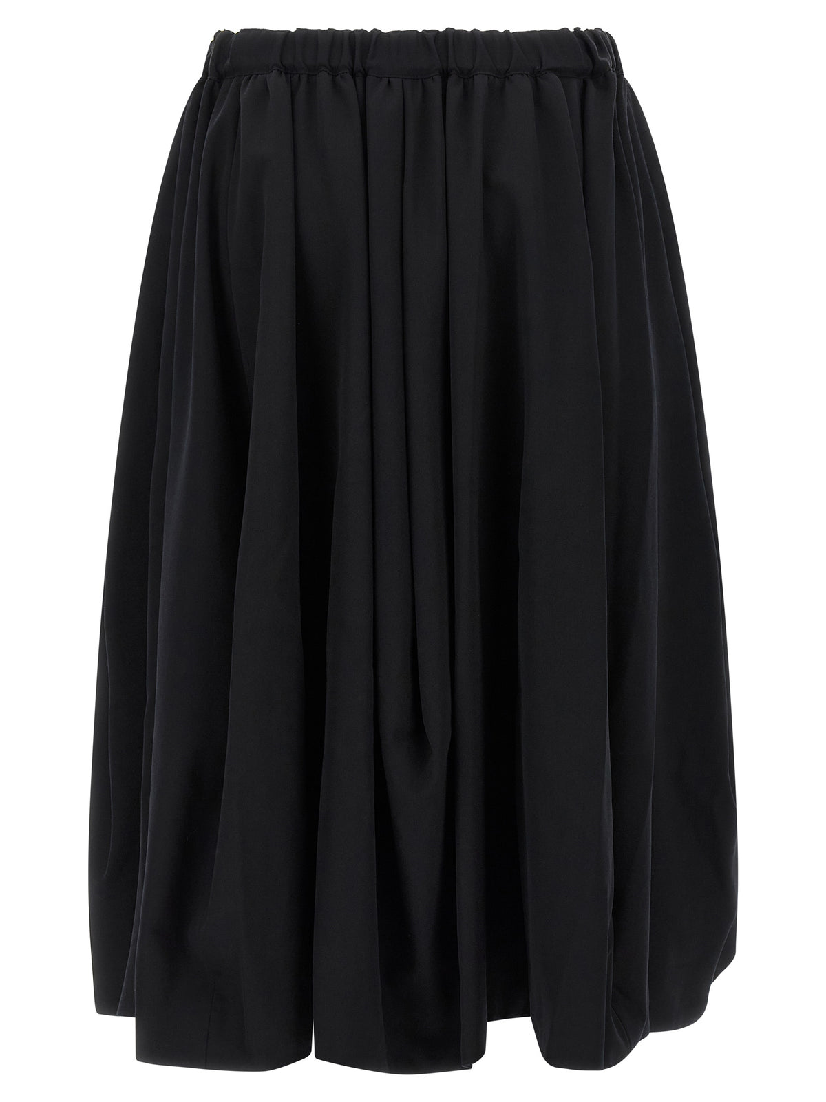 Comme Des Garçons Black Wool Mini Skirt