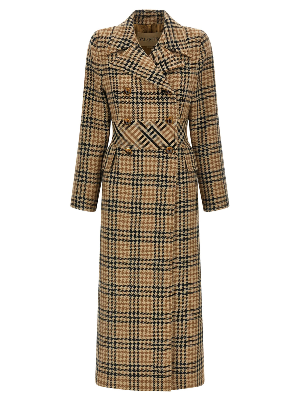 Valentino Garavani Brown Virgin Wool Coat