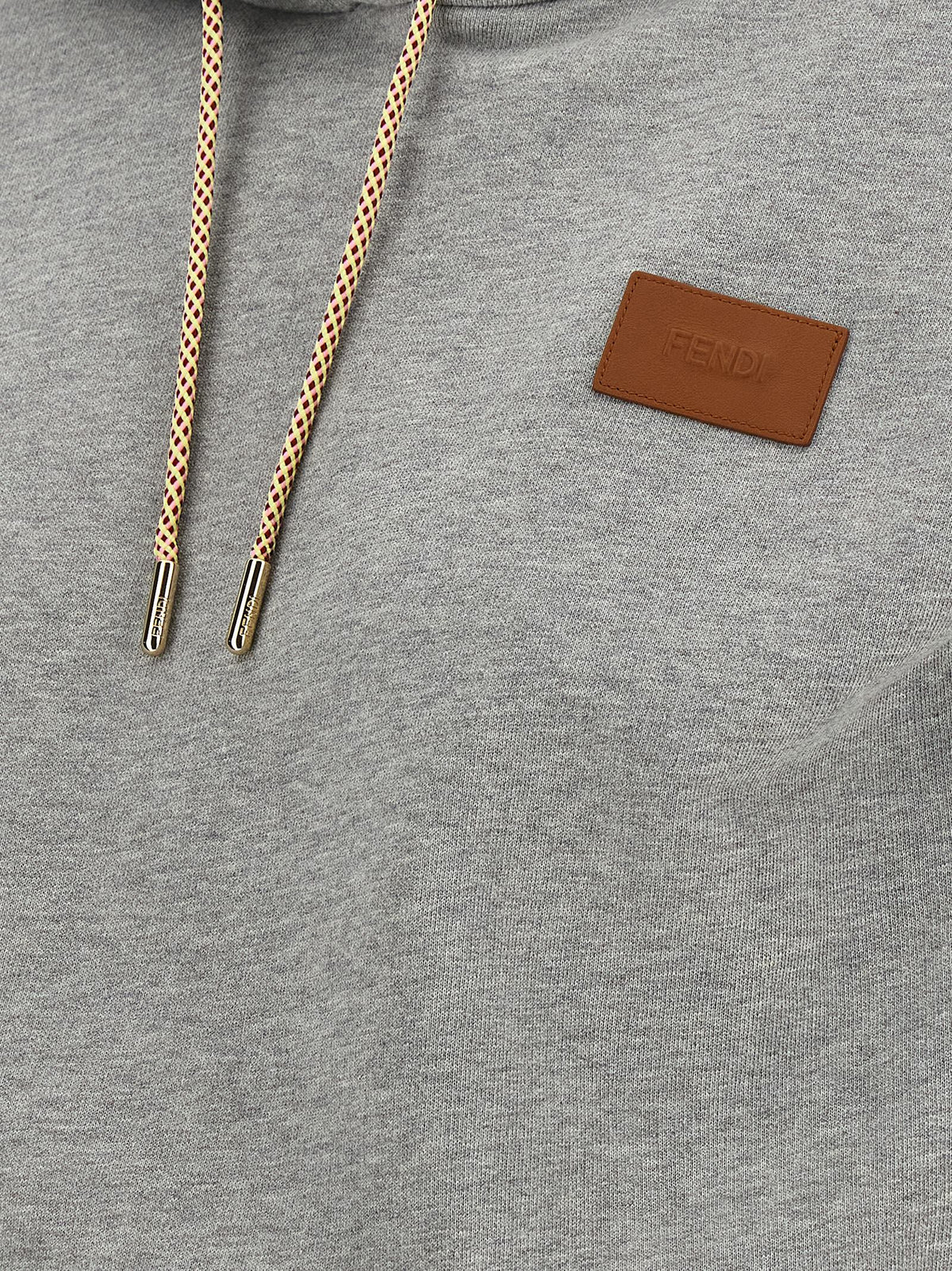 Fendi Gray Cotton Sweatshirt