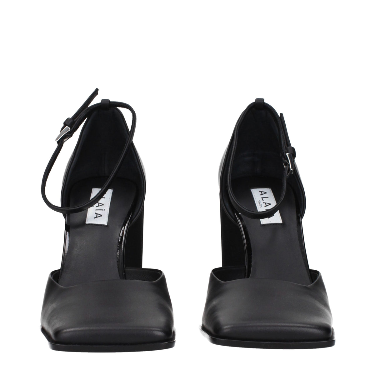 Alaïa Black Leather High Heel Pumps