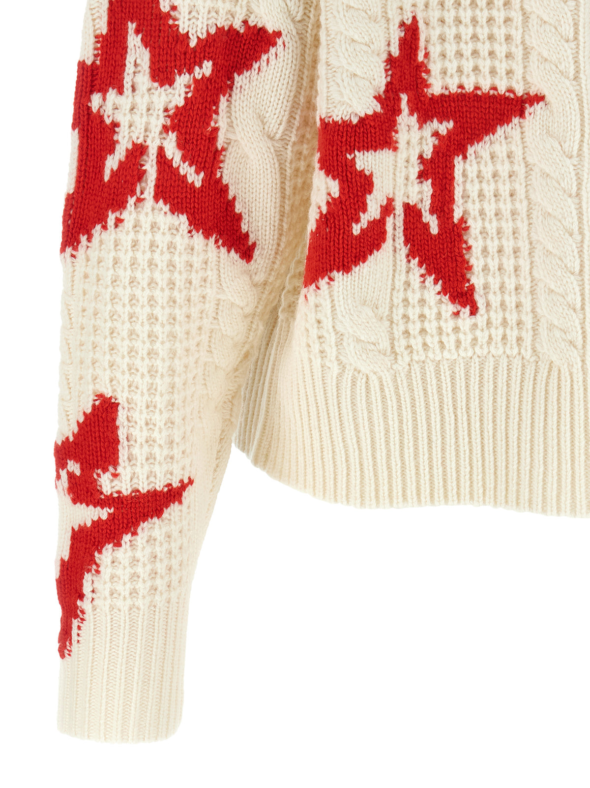 PERFECT MOMENT Red Wool Cardigan