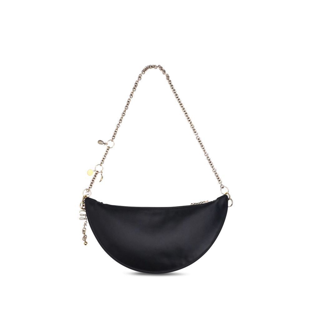 Borsa a tracolla Chloé in pelle di vitello nera Bos Taurus