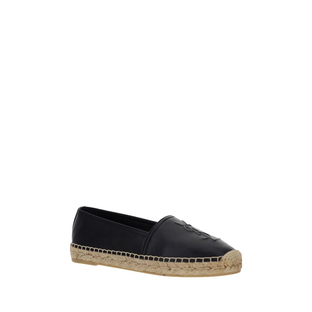 Saint Laurent Black Lamb Ovis Aries Espadrilles