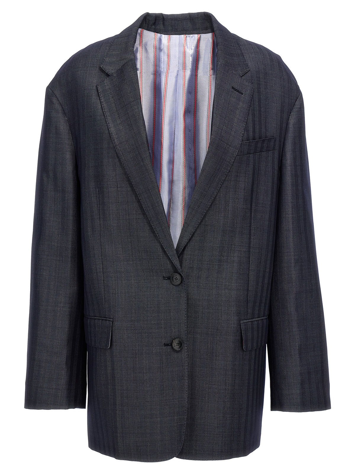Etro Blue Wool Blazer