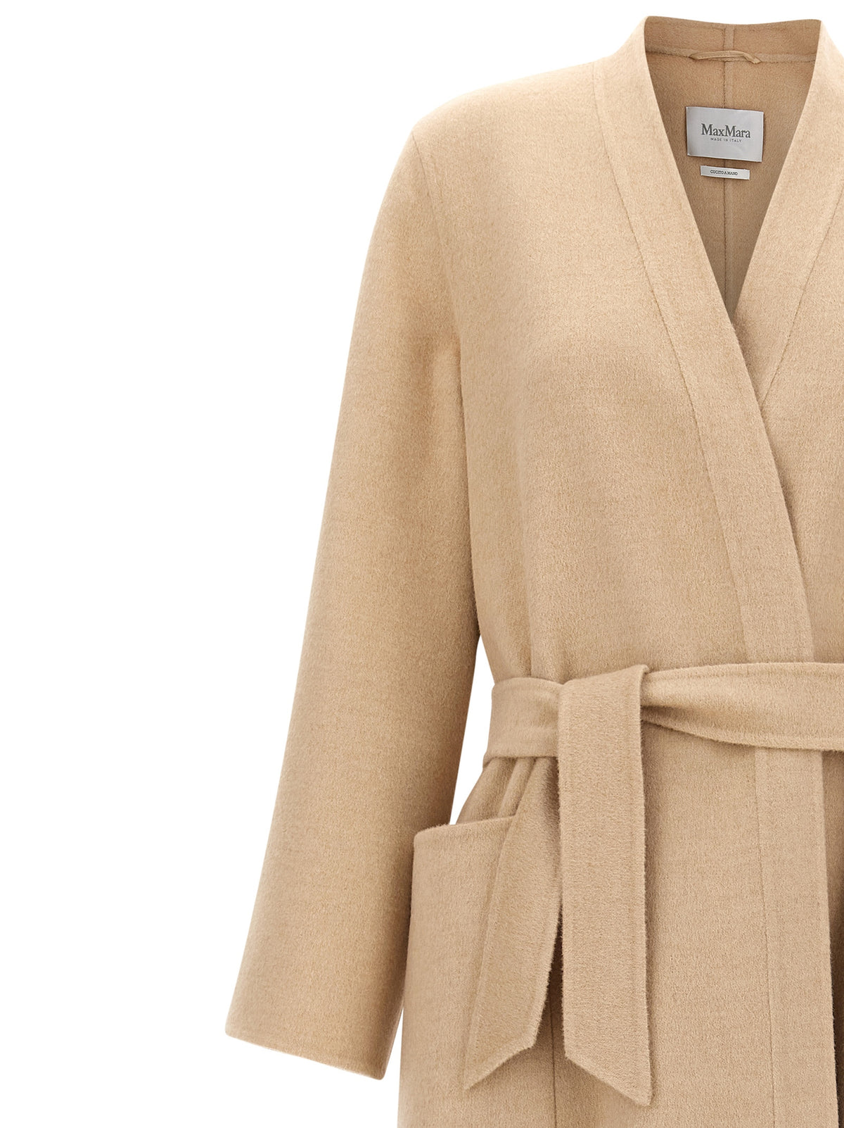 Max Mara Beige Wool Coat