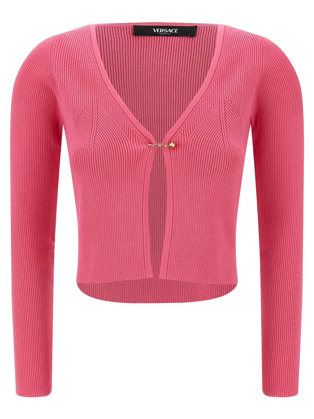 Versace Fuchsia Viscose Cardigan