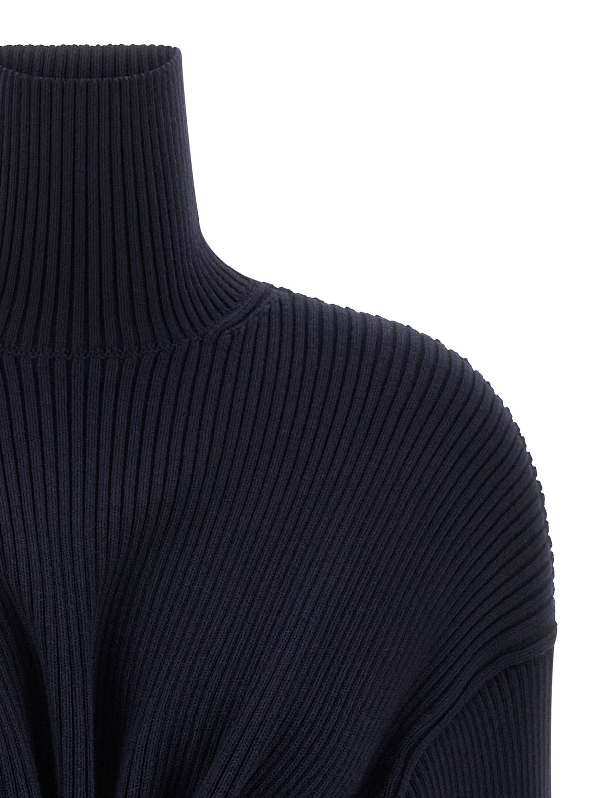 Balenciaga Blue Wool Short Dress