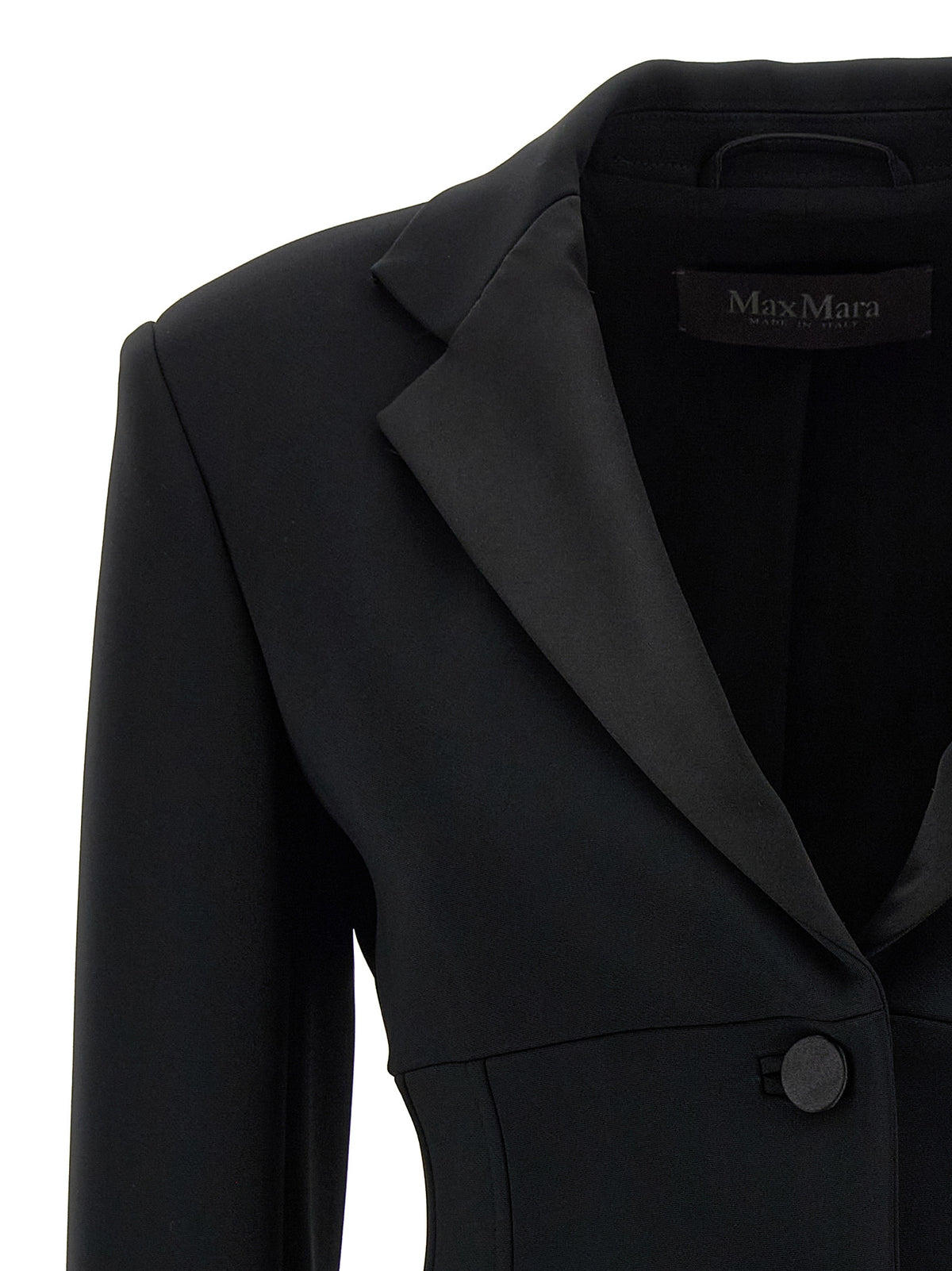 Max Mara Black Viscose Blazer