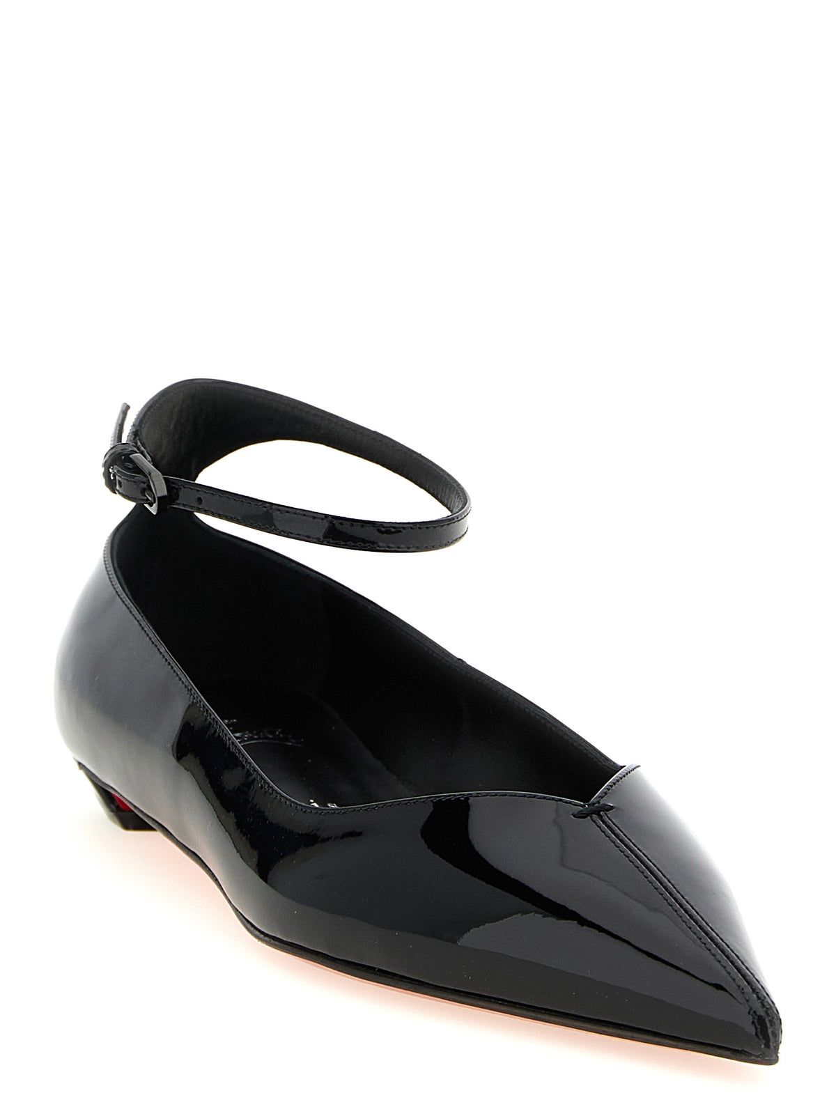 Christian Louboutin Black Calfskin Ballet Flats