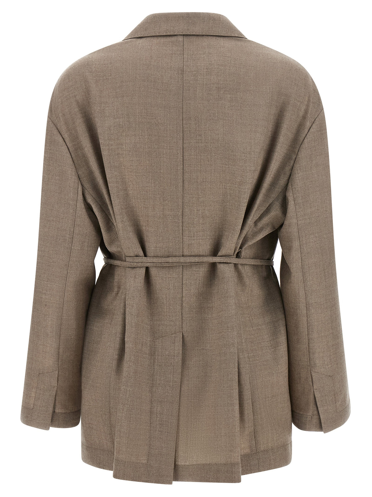 Brunello Cucinelli Beige Virgin Wool Blazer