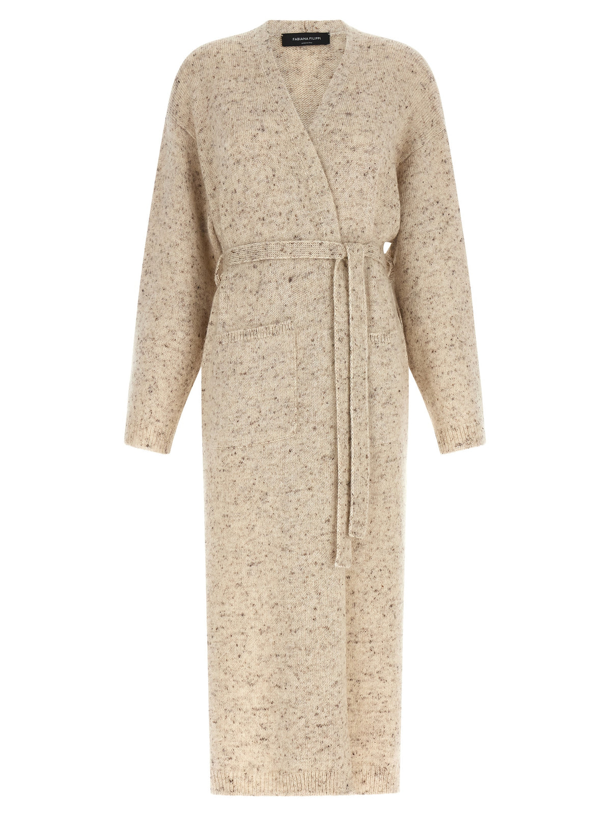 Fabiana Filippi Beige Wool Cardigan