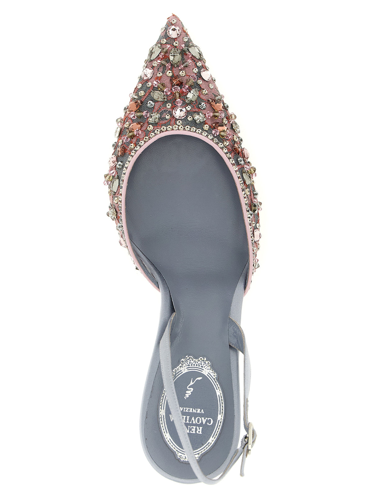 RENE CAOVILLA Multicolor Glass High Heel Pumps