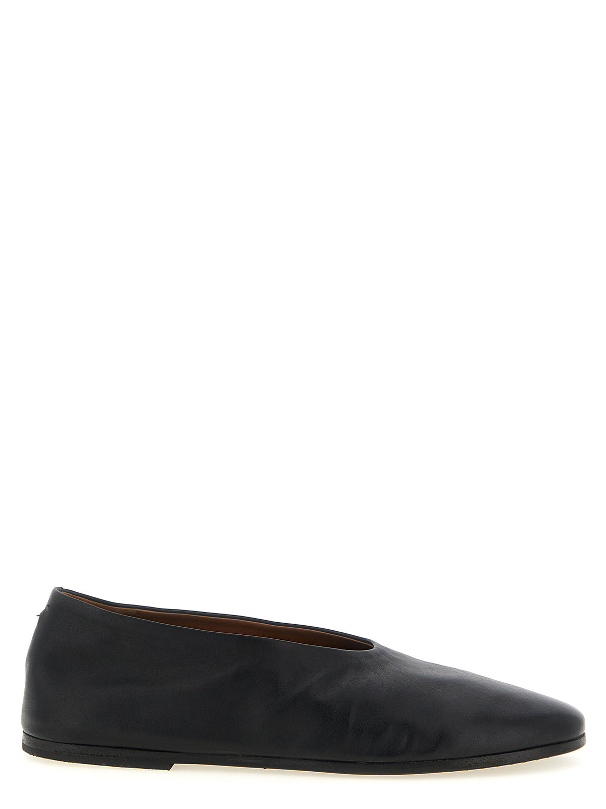 Marsell Black Calfskin Ballet Flats