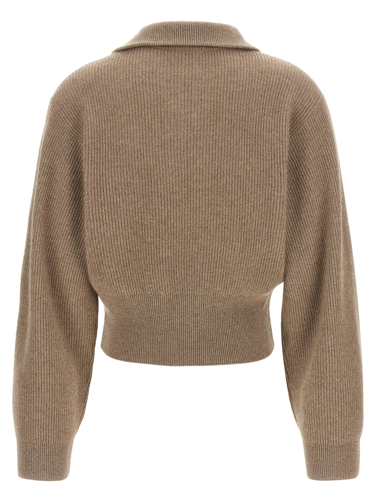 Brunello Cucinelli Brown Cashmere Cardigan
