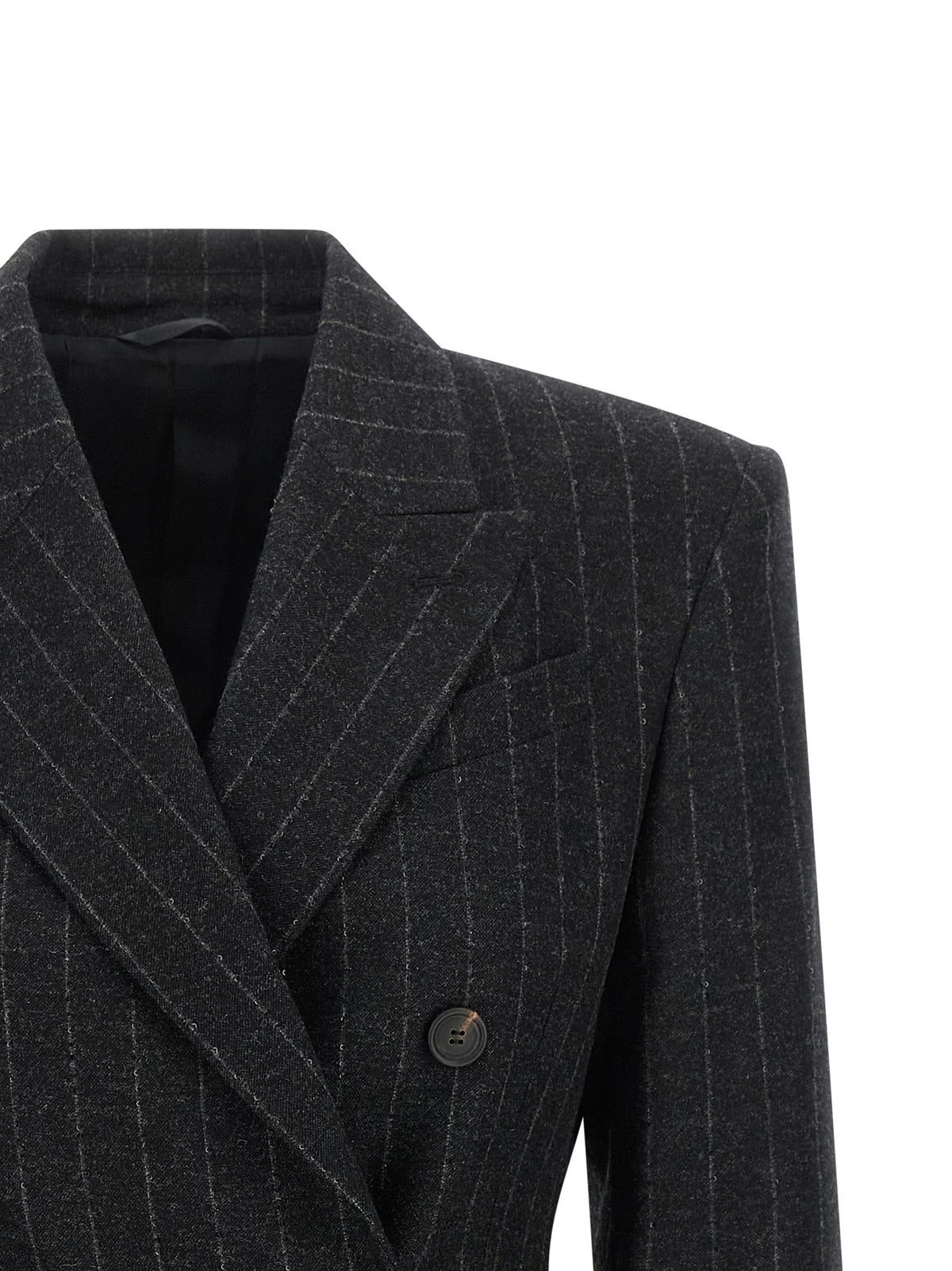 Brunello Cucinelli Gray Virgin Wool Blazer