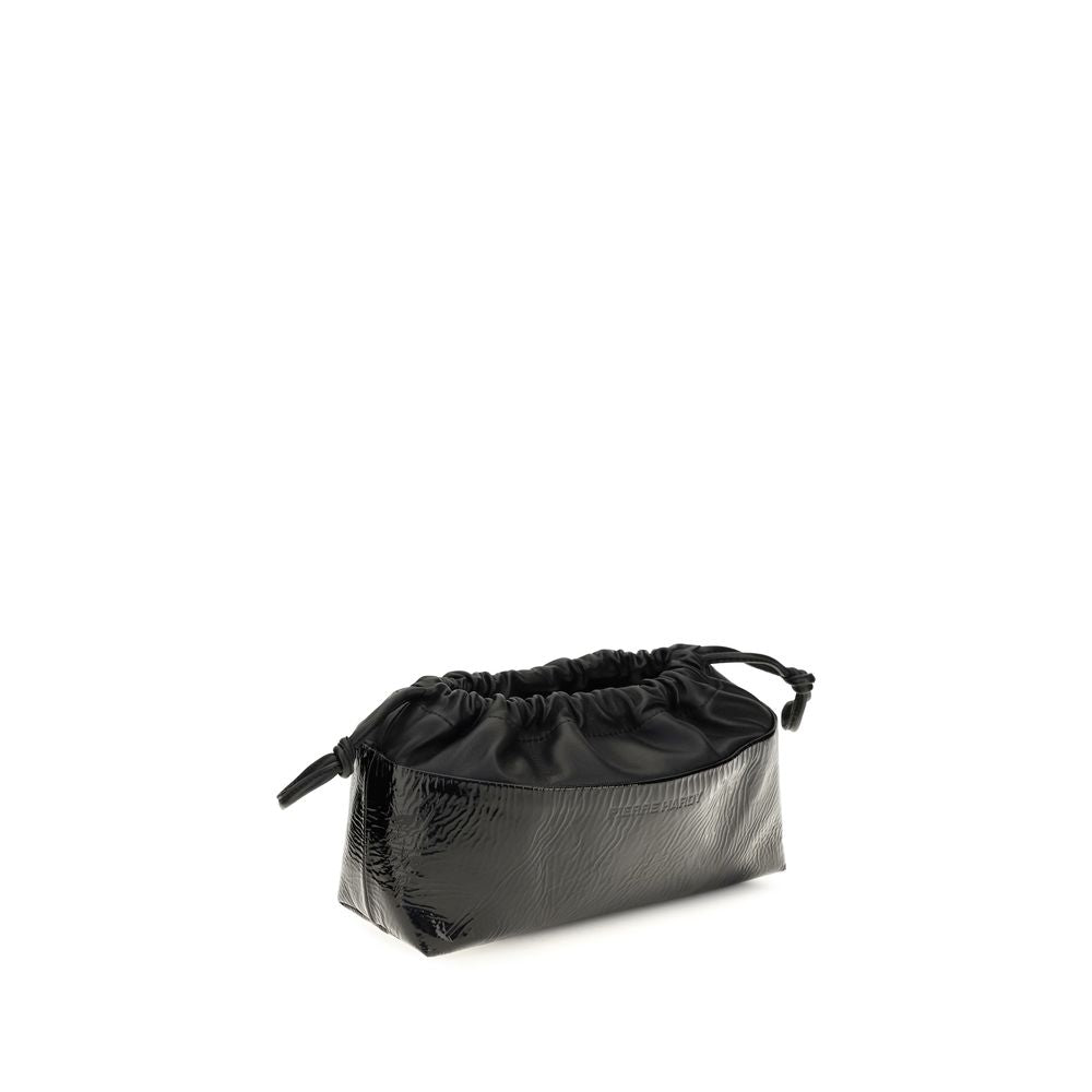 Pierre Hardy Black Calf Leather Bos Taurus Shoulder Bag