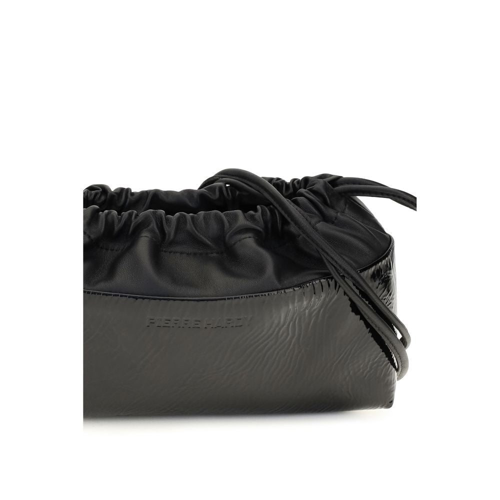 Pierre Hardy Black Calf Leather Bos Taurus Shoulder Bag