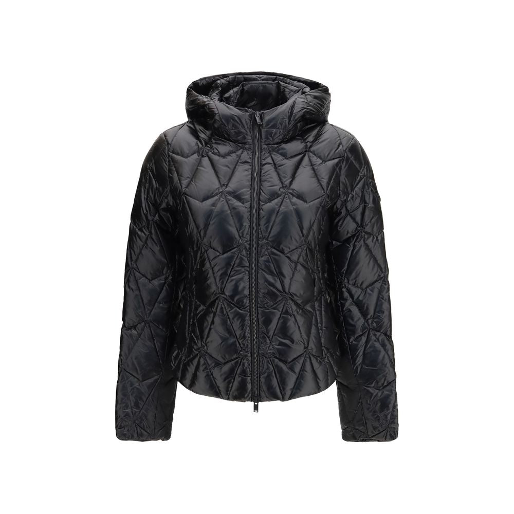 Moose Knuckles Black Nylon Full-Length Jacket