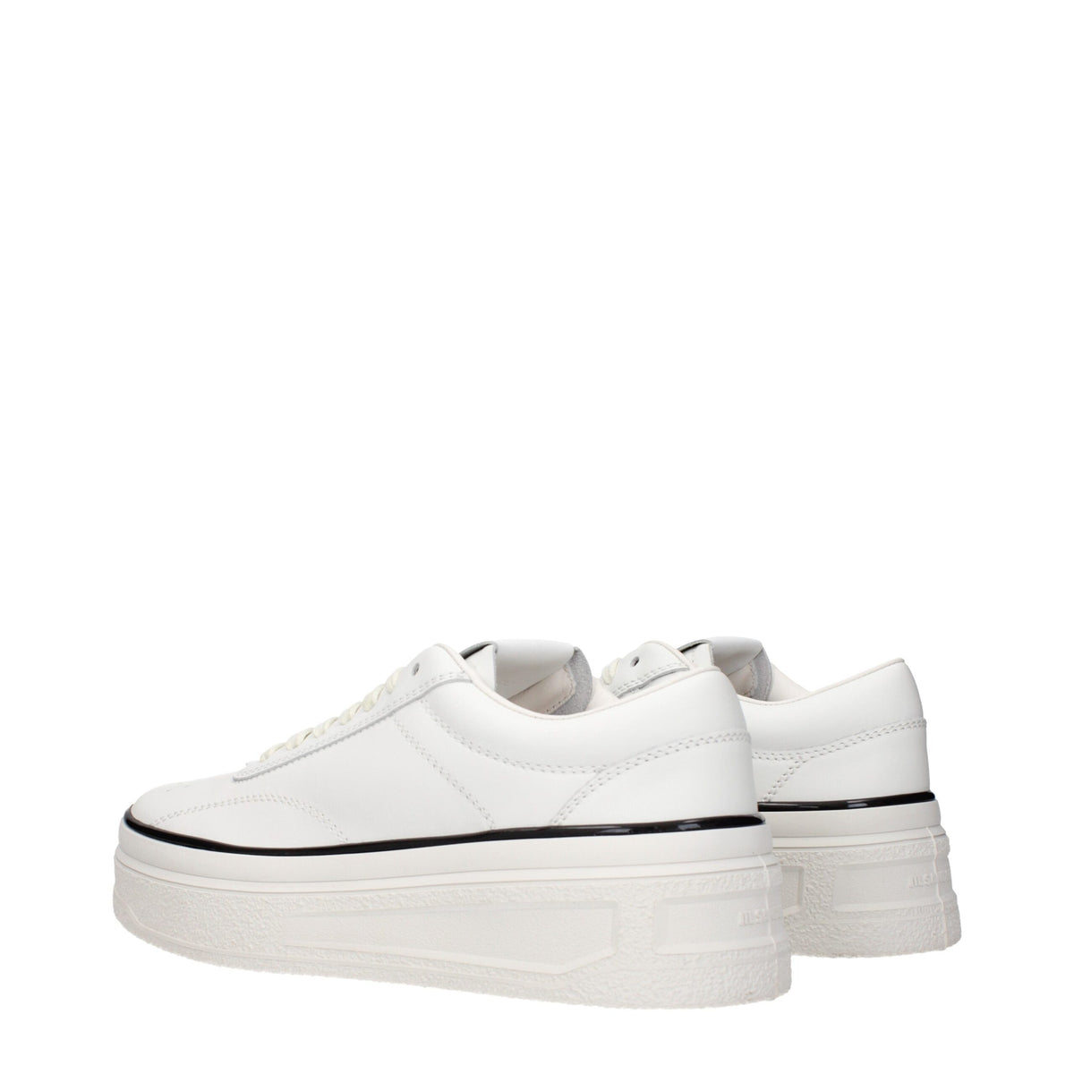 Jil Sander White Leather Low Top Sneakers